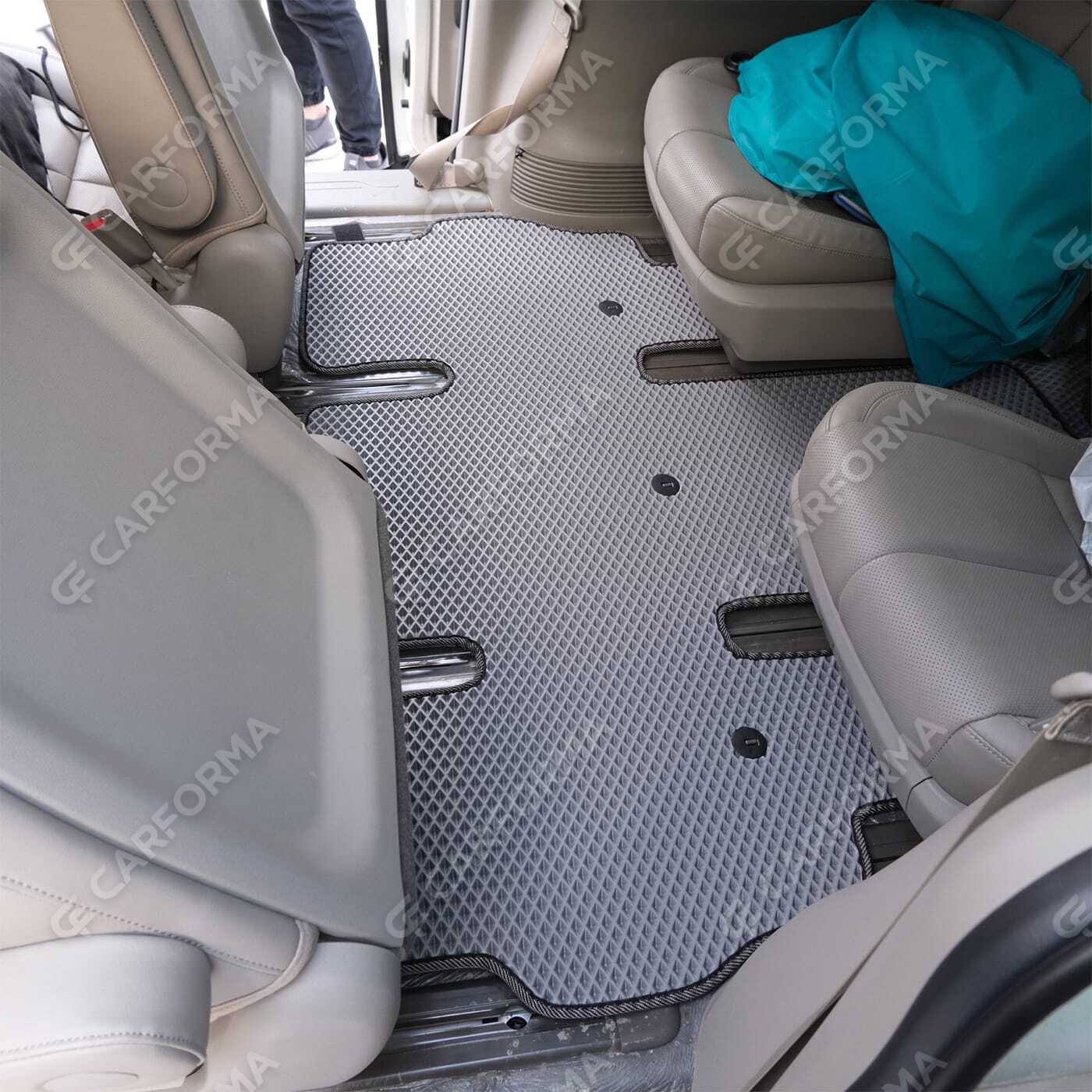 Коврики на KIA Carnival III 9 мест и 11 мест 2014&nbsp;-&nbsp;2021 в Новосибирске