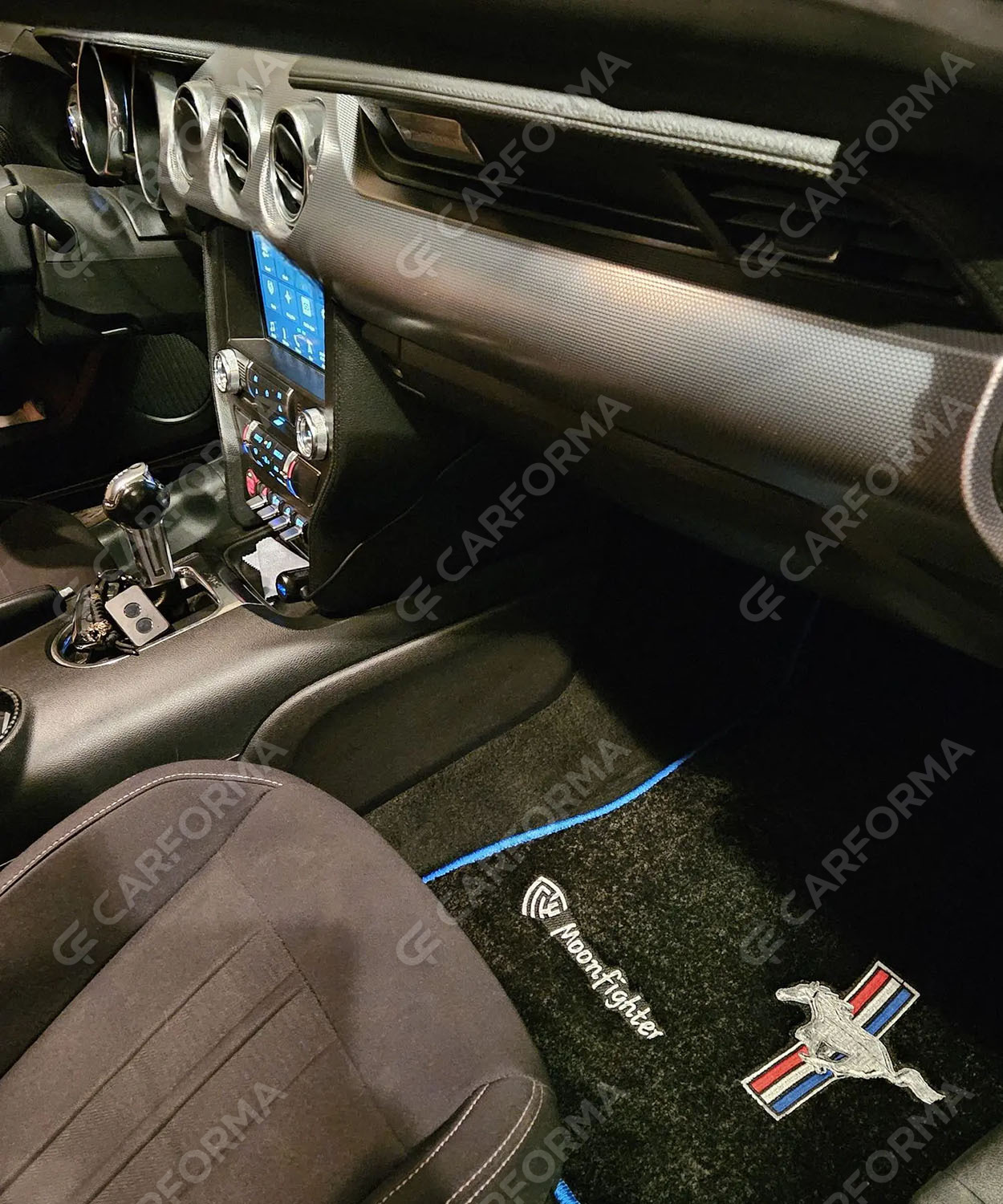 Ворсовые коврики на Ford Mustang VI 2013&nbsp;-&nbsp;2023 в Новосибирске