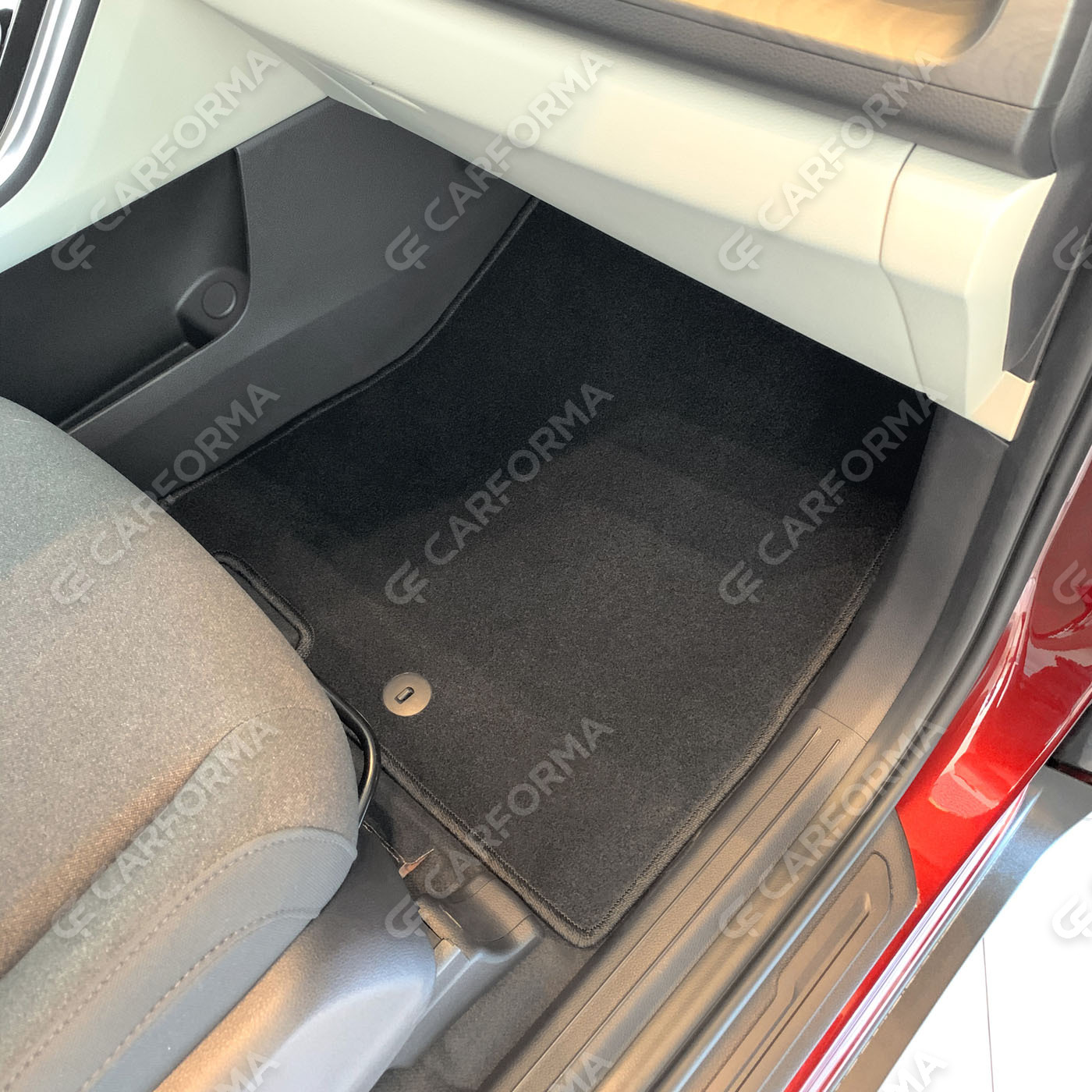 Ворсовые коврики на KIA Carnival IV 7 мест с оттоманками 2020&nbsp;-&nbsp;2026 в Новосибирске