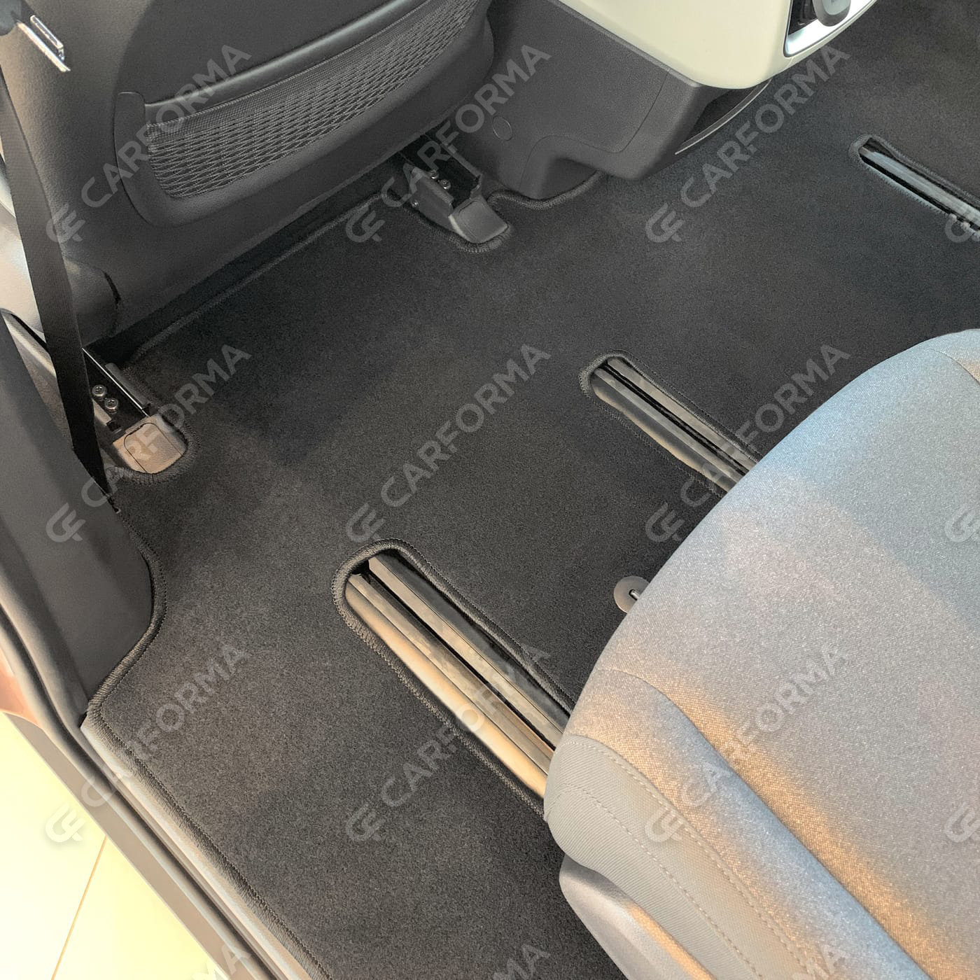 Ворсовые коврики на KIA Carnival IV 7 мест без оттоманок 2020&nbsp;-&nbsp;2026 в Новосибирске