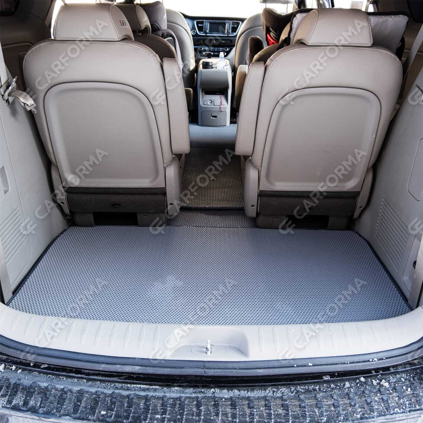 Коврики на KIA Carnival III 9 мест и 11 мест 2014&nbsp;-&nbsp;2021 в Новосибирске