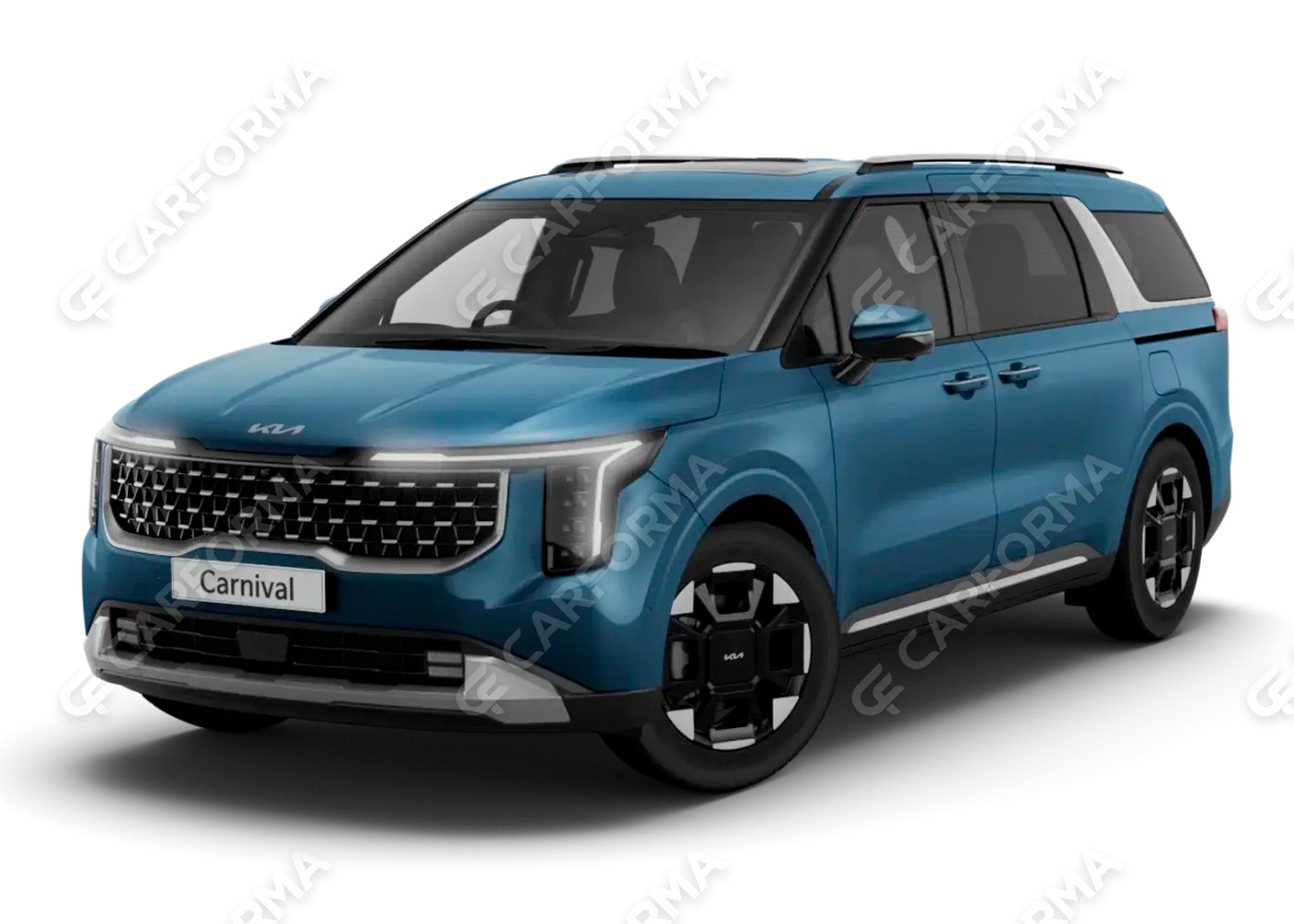 EVA коврики на KIA Carnival IV 7 мест с оттоманками 2020&nbsp;-&nbsp;2026