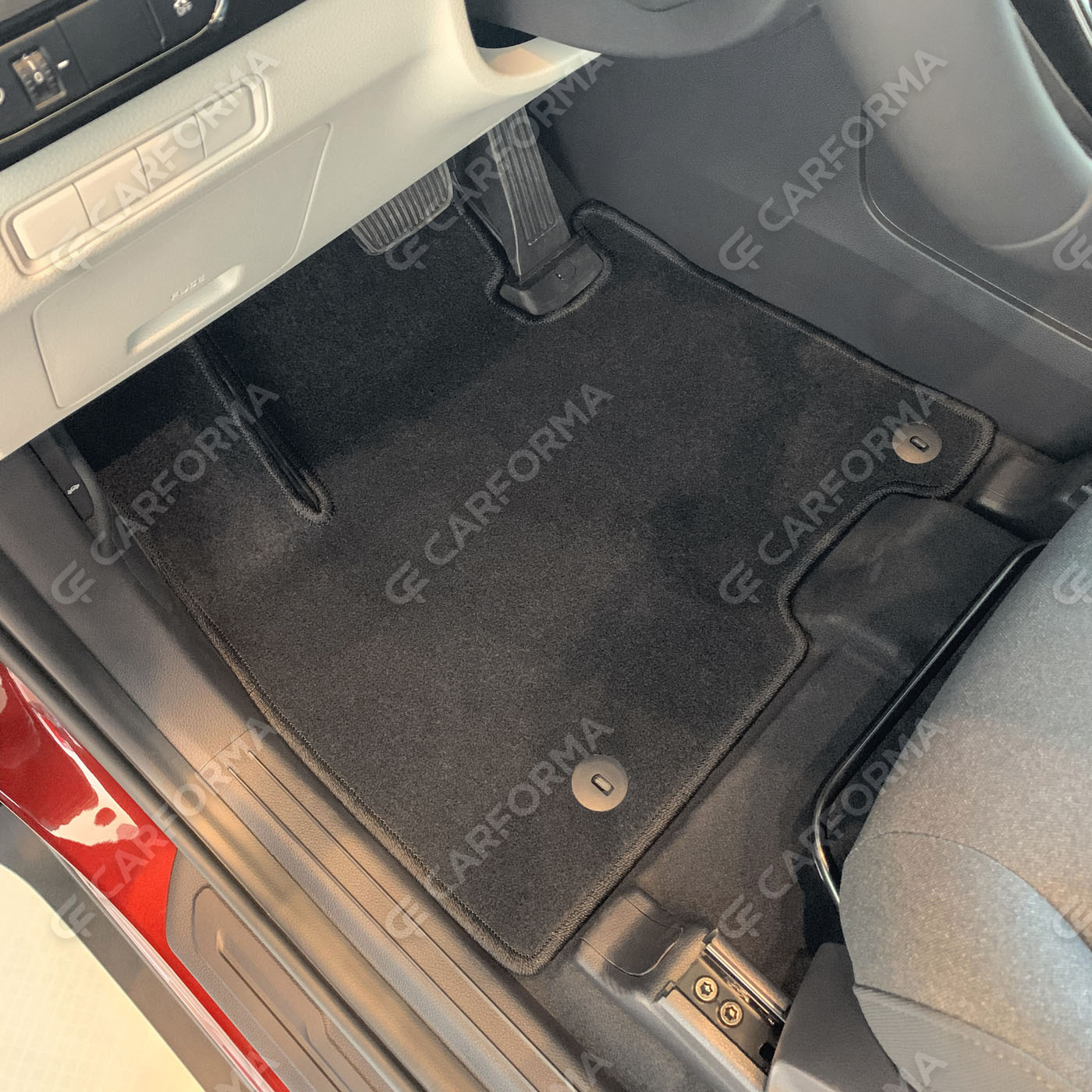 Ворсовые коврики на KIA Carnival IV 7 мест с оттоманками 2020&nbsp;-&nbsp;2026 в Новосибирске