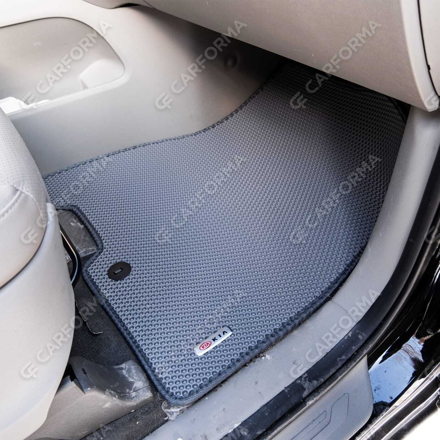 Ворсовые коврики на KIA Carnival III 7 мест 2014&nbsp;-&nbsp;2021 в Новосибирске