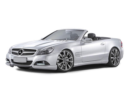 Ворсовые коврики на Mercedes SL (R230) 2001 - 2011 в Новосибирске