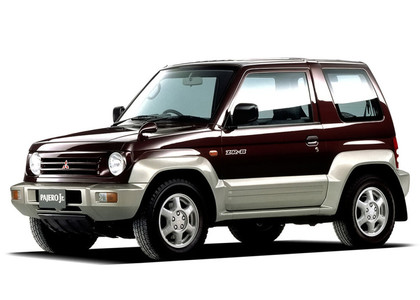 Ворсовые коврики на Mitsubishi Pajero Junior 1995 - 1998 в Новосибирске