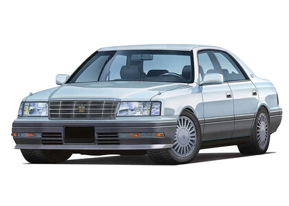 Ворсовые коврики на Toyota Crown (S150) 1995 - 2001 в Новосибирске