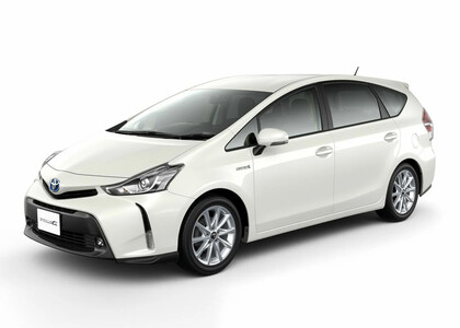 Ворсовые коврики на Toyota Prius Alpha 2011 - 2021 в Новосибирске