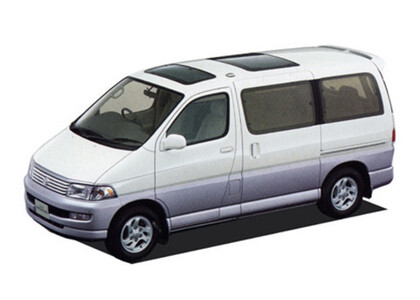 Ворсовые коврики на Toyota Hiace Regius (xH10) 1997 - 2002 в Новосибирске