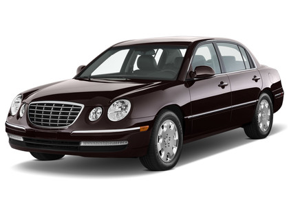 Ворсовые коврики на KIA Opirus 2003 - 2010 в Новосибирске