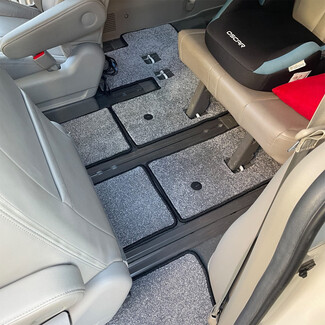 Ворсовые коврики на KIA Carnival III 7 мест 2014&nbsp;-&nbsp;2021 в Новосибирске