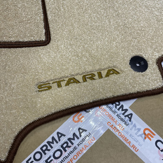 Коврики на Hyundai Staria 9 мест 2021 - 2025 в Новосибирске