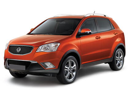 Ворсовые коврики на SsangYong Actyon II 2010 - 2021 в Новосибирске