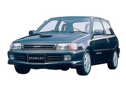 Ворсовые коврики на Toyota Starlet (P80) 1989 - 1995 в Новосибирске