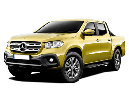 Ворсовые коврики на Mercedes X-Class 2017 - 2020 в Новосибирске