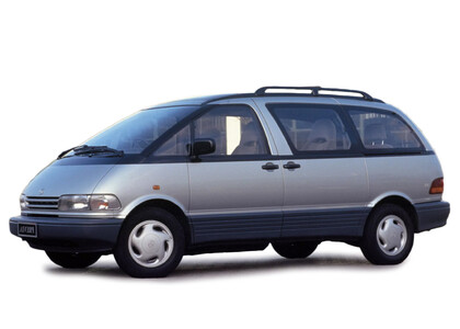 Ворсовые коврики на Toyota Previa (XR10, XR20) 1990 - 2000 в Новосибирске