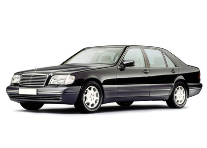 Ворсовые коврики на Mercedes S (W140) 1991 - 1998 в Новосибирске