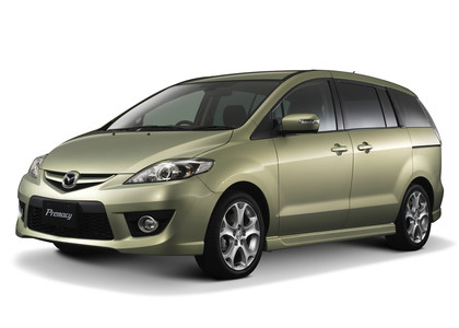 Ворсовые коврики на Mazda Premacy II 2005 - 2010 в Новосибирске