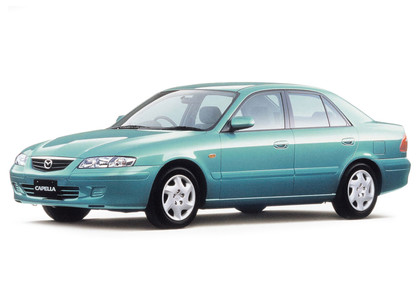 Ворсовые коврики на Mazda Capella VII 1997 - 2002 в Новосибирске