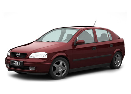 Ворсовые коврики на Opel Astra G 1998 - 2004 в Новосибирске